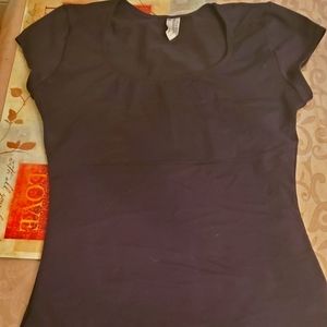 Spandex compression top, waistline trimmer